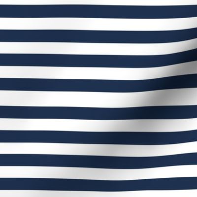 4" Dark Blue Stripes