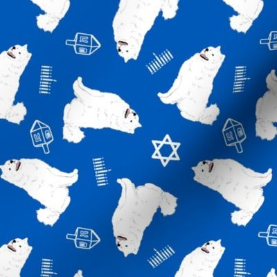 Tiny Samoyed - Hanukkah