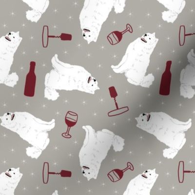 Tiny Samoyed - wine