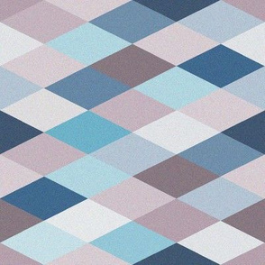 Mauve Blue Geometry VIIB