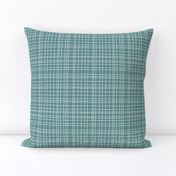 Minimal irregular stripes abstract linen lines geometric grid green SMALL