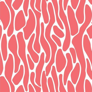 Living Coral and White Coral Pattern-2-01