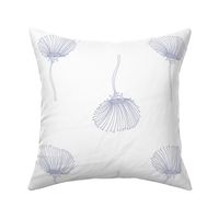 Light Periwinkle Flowers, Modern Botanicals, Dainty Floral