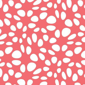Living Coral and White Coral Pattern-6-01