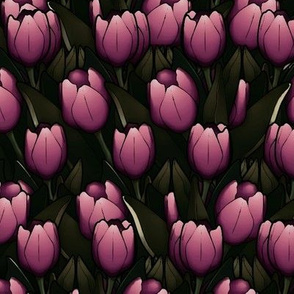 gothy tulips