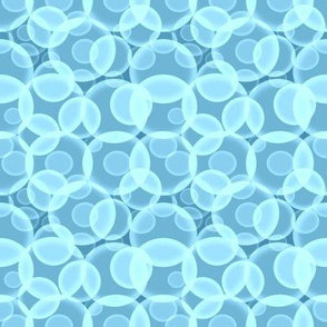 Bubbles Aqua Blue Blender
