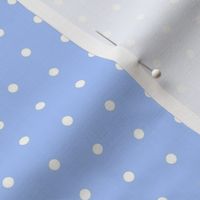 Small Polka Dots Blue White