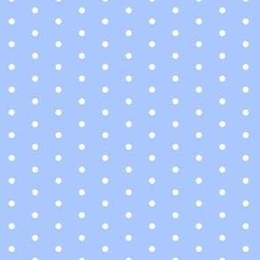Small Polka Dots Blue White