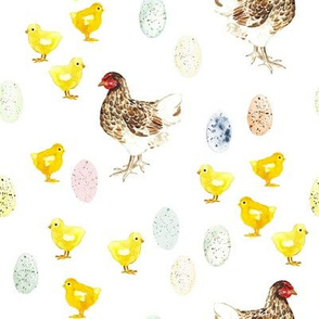 Easter Egg Chickens // White