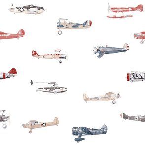 Red White and Blue Planes