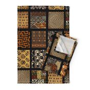 Tribal Textiles Faux Quilt