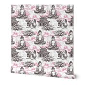 Asian Buddah Dragon Pattern