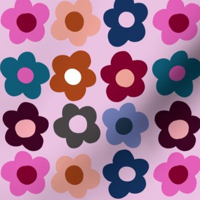 retro flowers