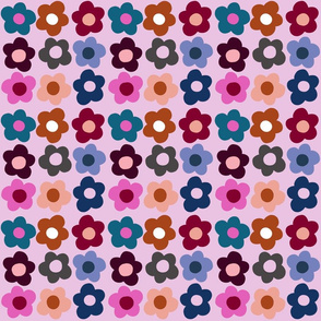 retro flowers