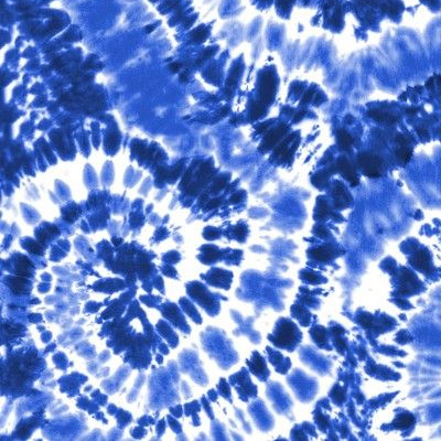 Blue Tie-dye Fabric Fabric, Wallpaper and Home Decor