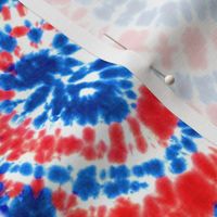 red white and blue tie dye - LAD19