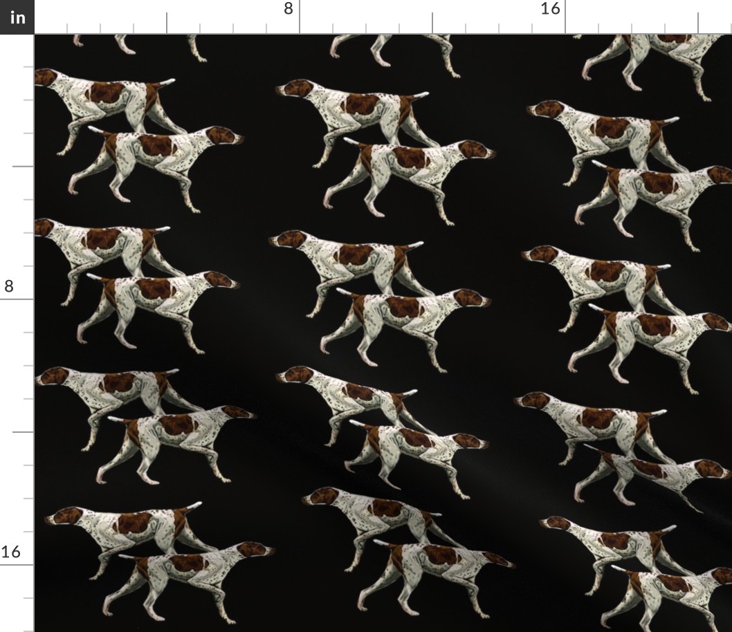 German Shorthair Pointer fabric