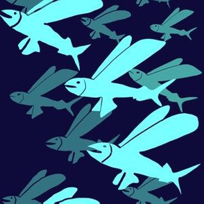 Flying Fish - Blue