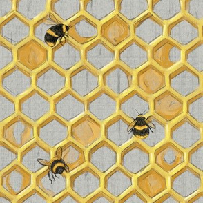 Widdle Bitty Bees-Golden Honeycomb Hive//Single