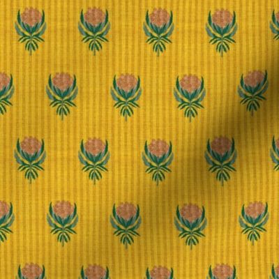 FRENCH VINTAGE PROTEA STRIPE