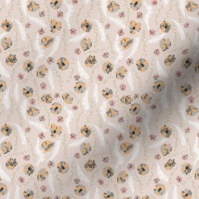 Moody Florals Ash Pink Small