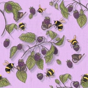 Widdle Bitty Bees-Blackberry Lavender Purple