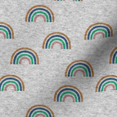 rainbow jersey knit fabric