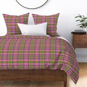 Tartan #6 - pink, lime, blue, green