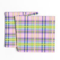 Tartan #24 - pink, purple, blue, green pastel r