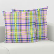 Tartan #24 - pink, purple, blue, green pastel r