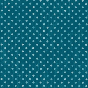 tropical polka dots on icy blues