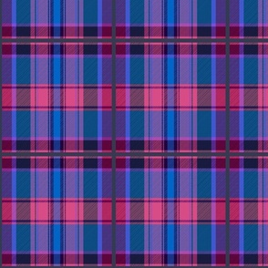 Tartan #27 - pink, magenta, purple, blue