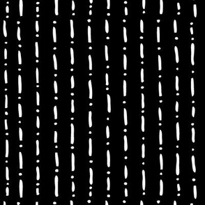 Dots and Dashes / Black and White