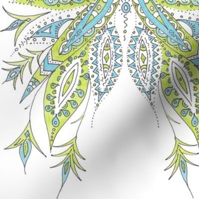 Bohemian Paisley Butterfly 