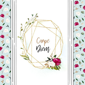 21"x18" // Carpe Diem // Crimson Magnolia Florals