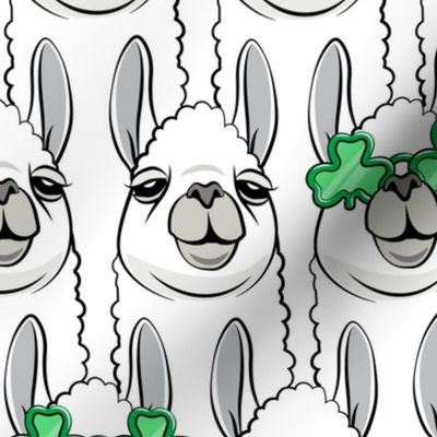 (jumbo scale) Lucky Llama - St Patricks Day - LAD19
