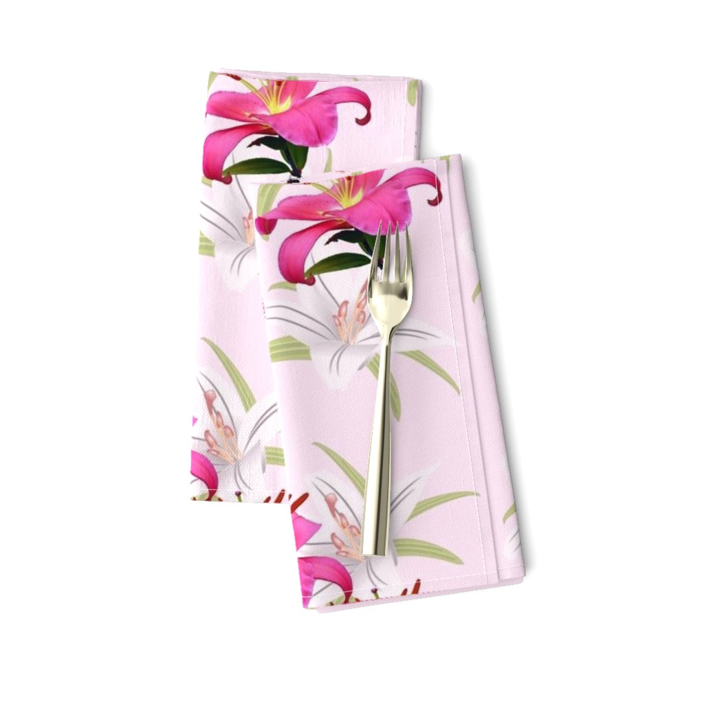 Lily Sprays - large, pink 