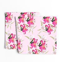 Lily Sprays - large, pink 