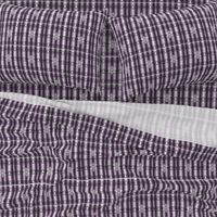 Snowflake Tartan Purple & White