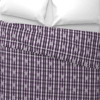 Snowflake Tartan Purple & White