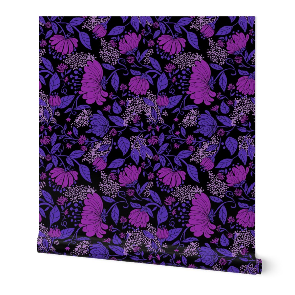 Midnight Nouveau Floral