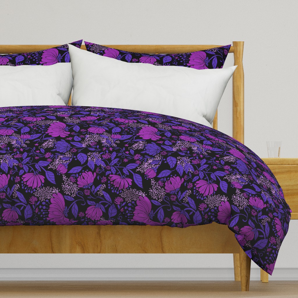 Midnight Nouveau Floral