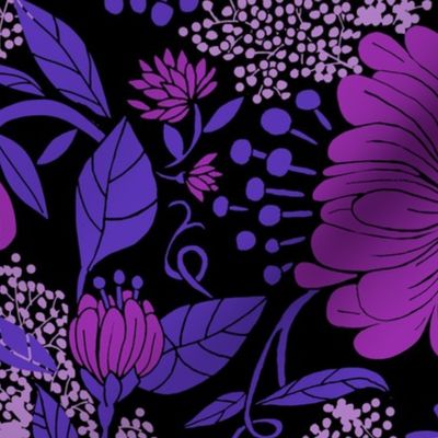 Midnight Nouveau Floral