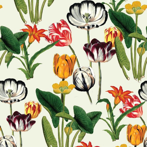 Botanical Vintage Moody Tulip Beige