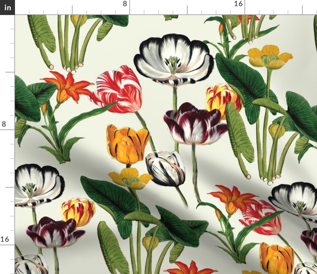 Botanical Vintage Moody Tulip Beige