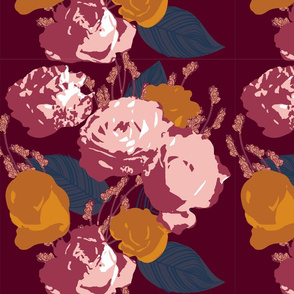 Florals for a Dark Mansion_Red