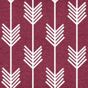 XL Arrow Stripe – Heather Cayenne