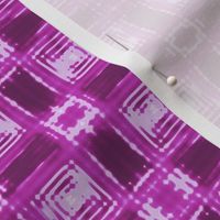 Pink Shibori Plaid