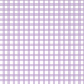 Lavendar Lagomorphs coordinate gingham