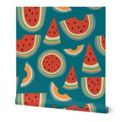 Rainbow Melon Blue Medium